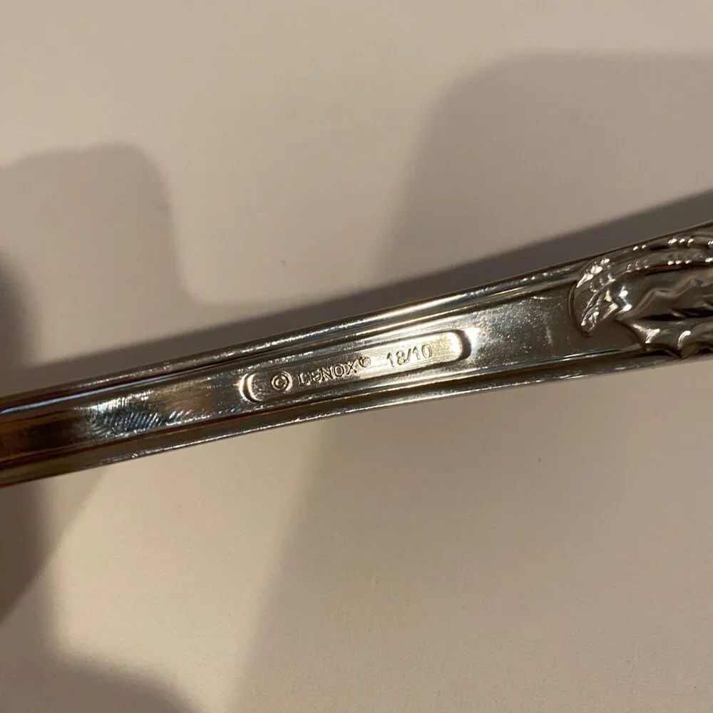 Lenox Ornate Porcelain & Stainless Steel Wedding Cake Server / Pie Server